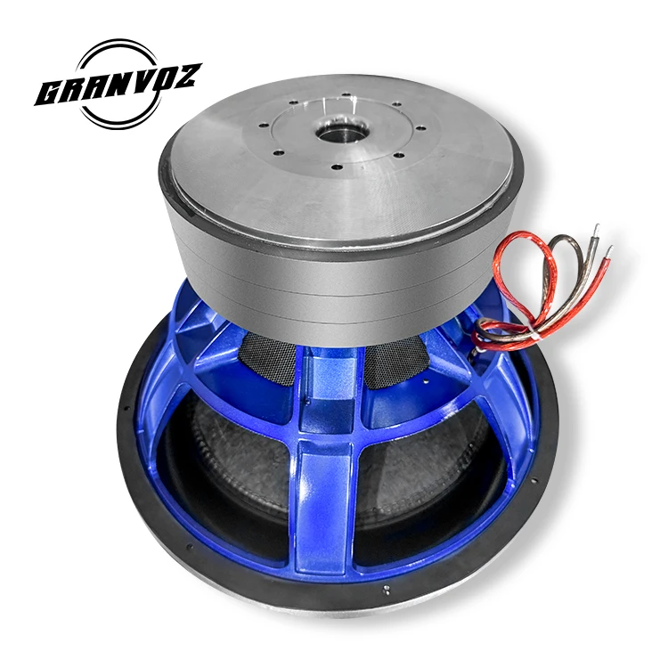 Professional Aluminium Basket Speaker 4 inch Voice Coil  18 inch RMS 4000W Dual 2 Ohms Car Subwoofer Speaker