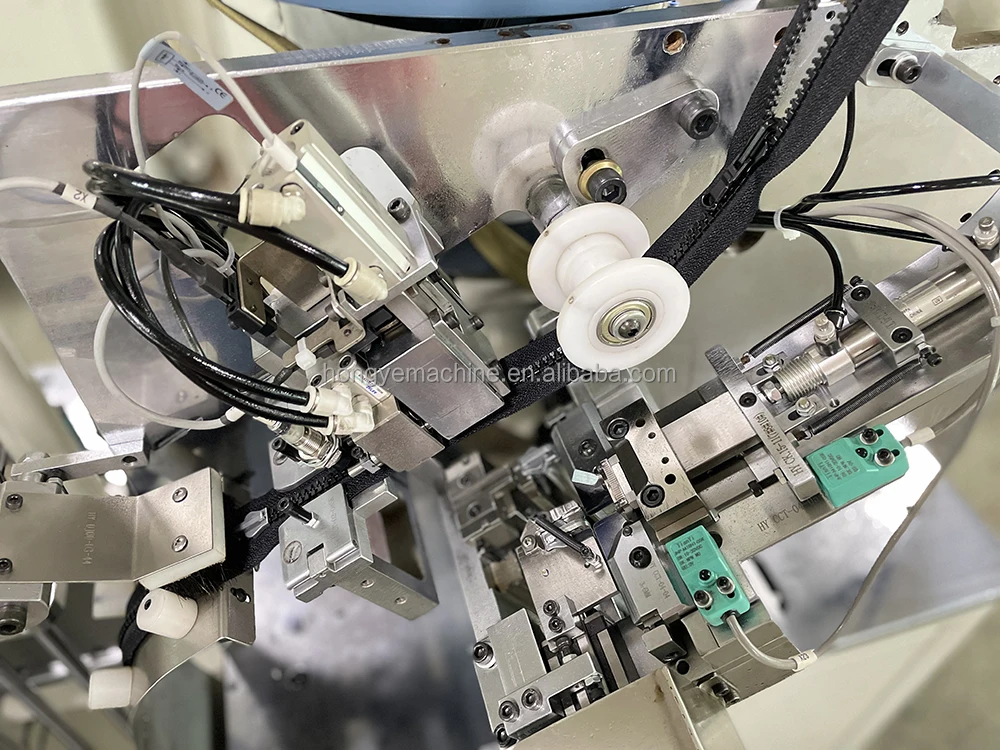 ZYN Auto Double Slider Mounting Machine for Plastic New Product 2020 CE Provided 220V Electric Plastic Zipper Teeth Machine 480