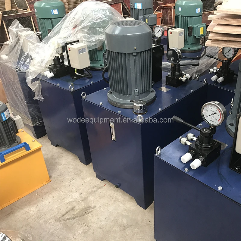 WODETEC Electric hydraulic pump hydraulic power unit 220v hydraulic power pack 0.55-11kw
