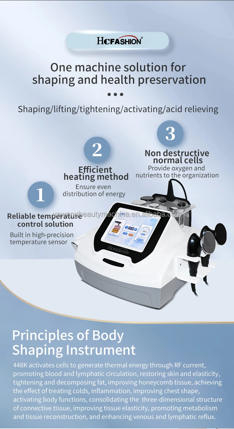 Body Care System RET CET Machine Skin Tightening body shape Cellulite Reduction Beauty Machine