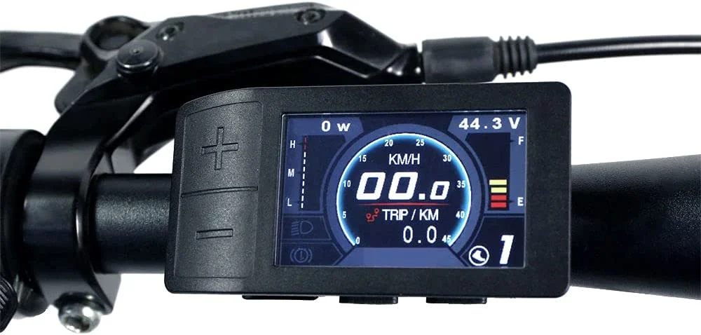 eBike Display 36V 48V 52V Electric Bike Computer 500C Smart Bicycle Speedometer For BAFANG Motor UART Protocol 5PIN Female