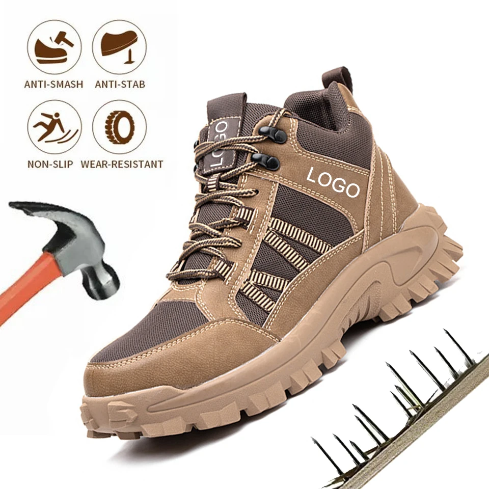 Оптовая продажа с завода, изготовленные на заказ защитные ботинки для вилочного погрузчика, ботинки со стальным носком, Рабочая обувь для мужчин, защитные ботинки для кошек со стальным носком