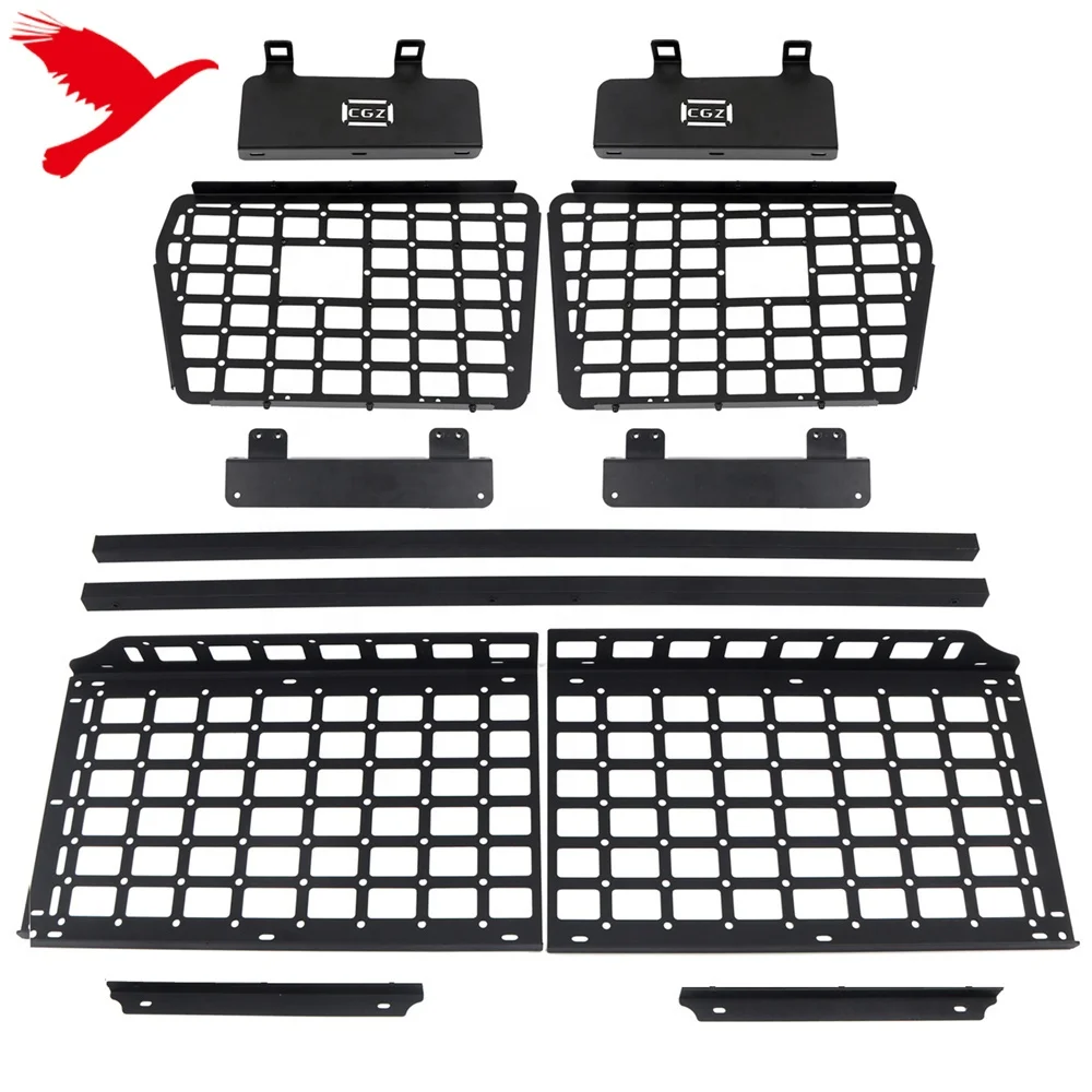 For Land Rover Discovery 3 2004-2009,  Discovery 4 2010-2016 Car Rear Trunk Luggage Shelf Tail Cargo Storage Panel Rack Kit