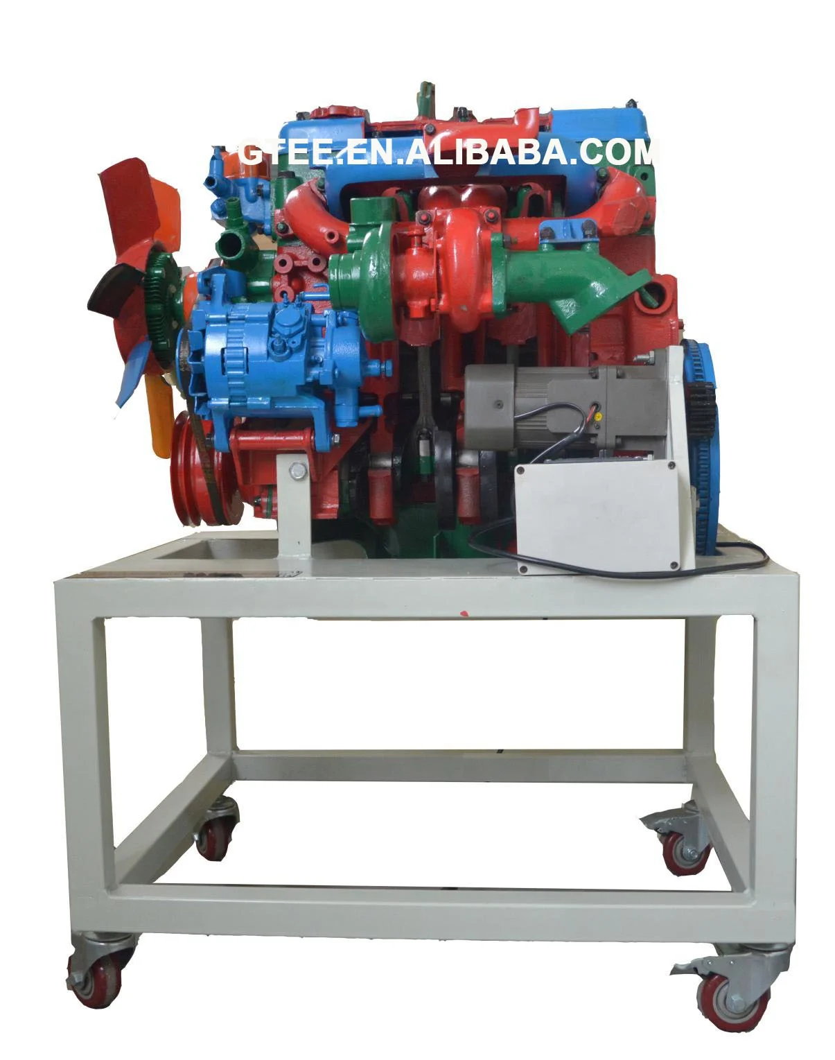 SECTIONAL CUT 4 CYLINDER DIESEL ENGINE DEMONSTRATION PACKAGE ENGINE TRAINING MODEL DIDACTIC EQUIPMENT