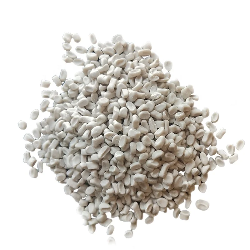 80% CaCO3 BaSO4 Na2SO4 50% Add ratio Transparent Talc filler masterbatch plastic PE/PP filler Master batch