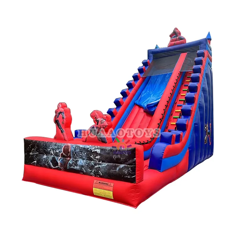 HUAAO Commercial inflate giant inflatable slide for adult,jumpers bouncers castle inflatable slides for sale