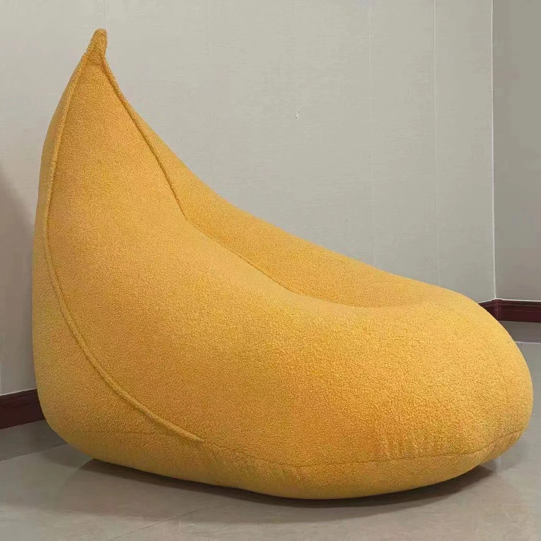 Wholesale Modern  design velvet comfortable leisure lazy recliner living room furniture sex single dining room sofa chair