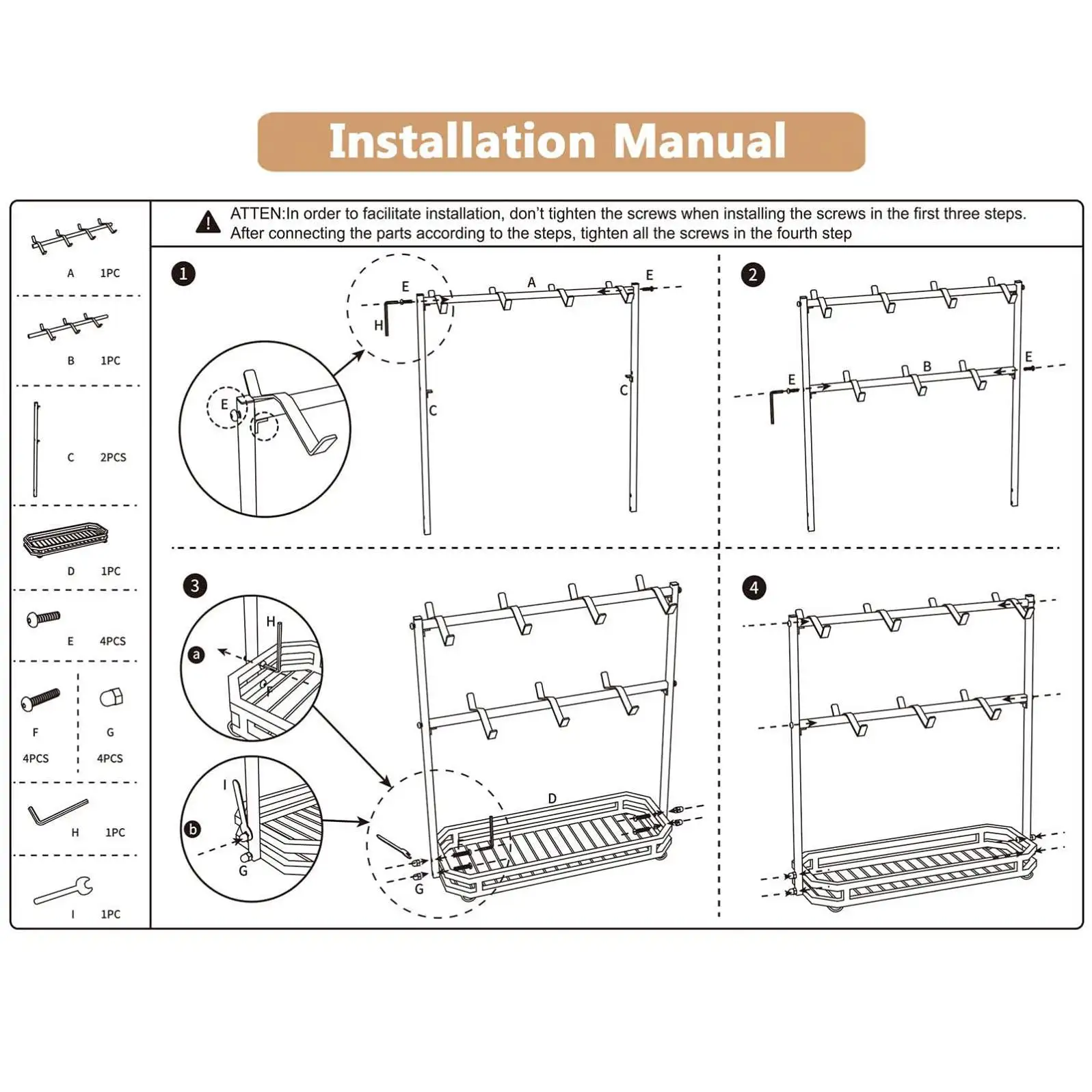 Large Holder Stand Countertop 2 Tier Counter Display Storage Metal Wire Tea Cup Hold Mug Rack