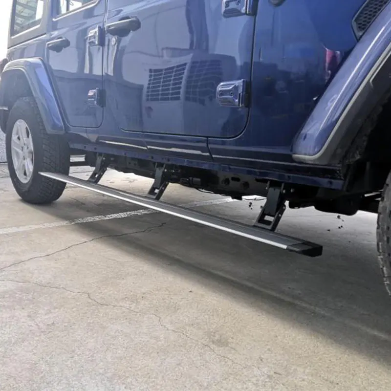 
Dongsui Intelligent Retractable Aluminum Alloy Car Automatic Power Electric Side Step Running Board for Jeep Wrangler Jl Offroad 