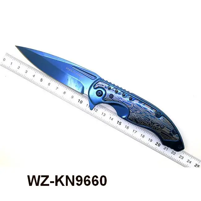 stainless steel material type camping survival utility folding pocket cutter knife foam