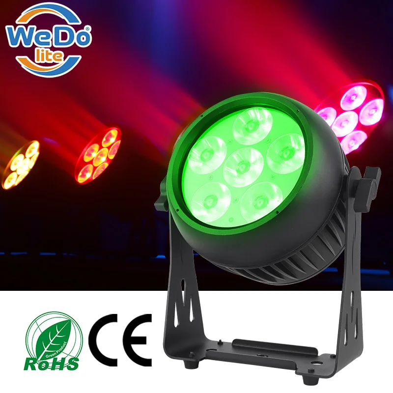 IP65 LED Par Light LED 6x20w RGBWA UV 6in1 Par Light DJ Stage 6*20w IP65 Wireless Battery Waterproof LED Par Light