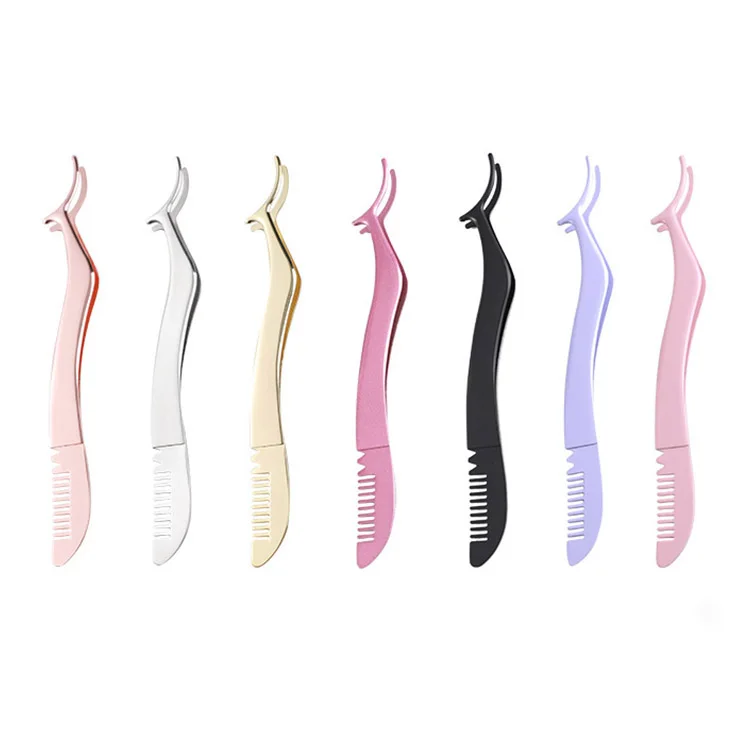Eyelash Applicator Tool for false eyelash extensions tweezer with comb