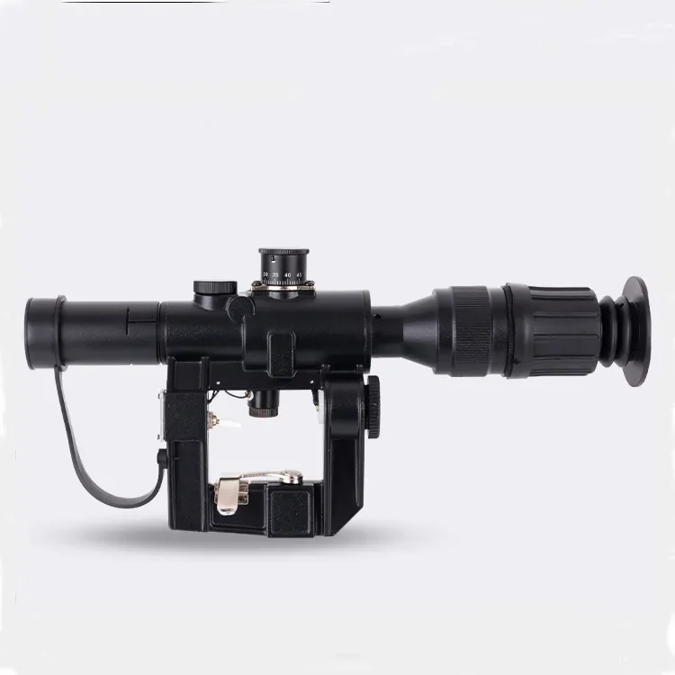 LUXUN SVD 4x26 Tactical Optical Sight Long Range Red Illuminated Sight Scope with Glass Ranging Reticle