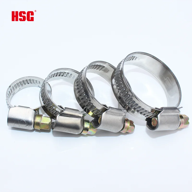 HSG factory price ss 201 304 Stainless Steel  Material  w1/w2/w4 Germany Type  Hose Clamp auto parts