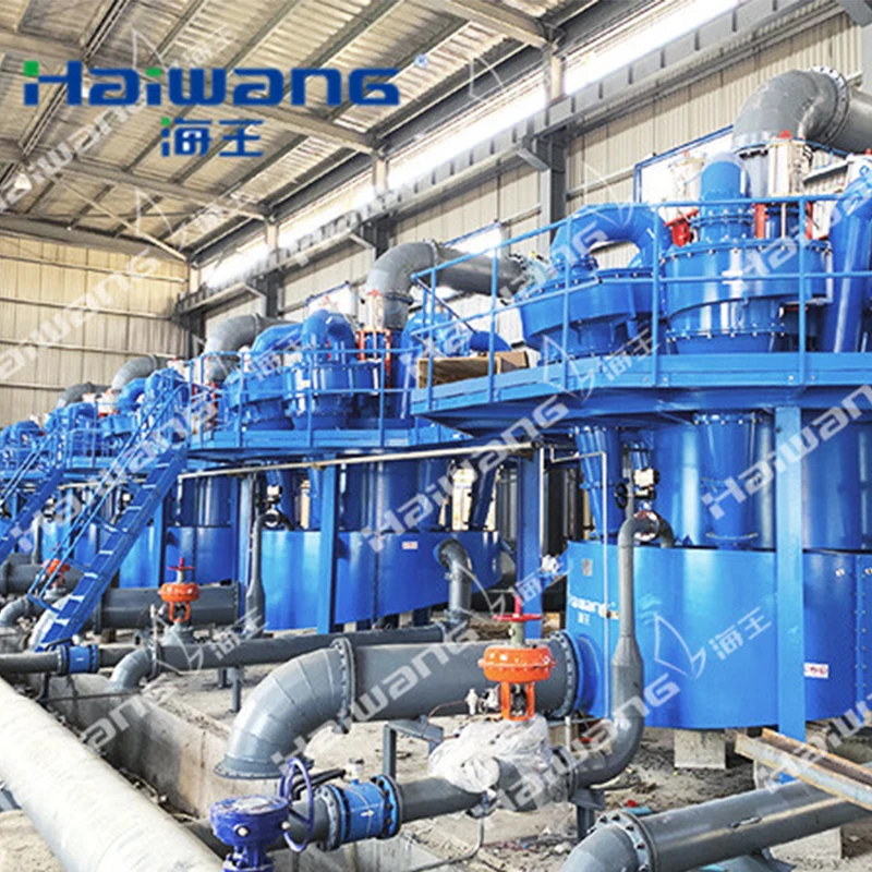 China Dewatering and deoiling desander and desilter hydrocyclone polyurethane hydro cyclone
