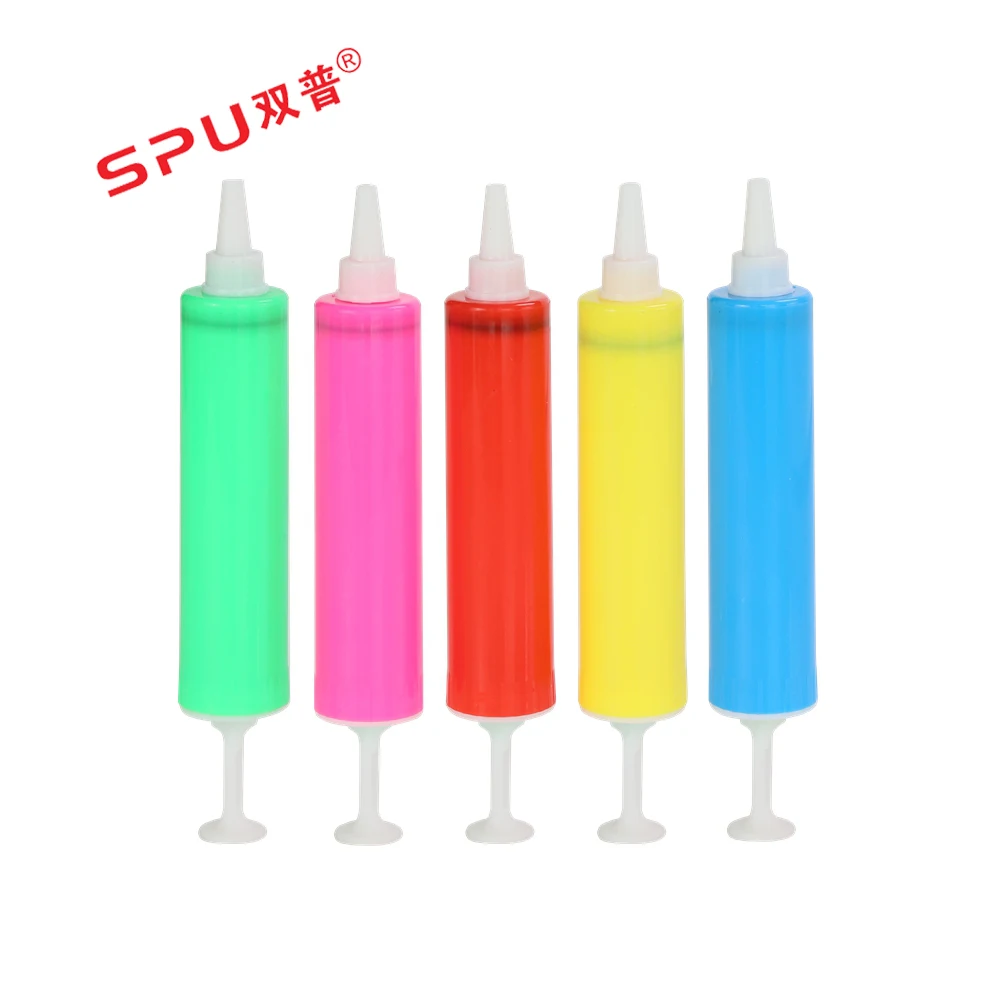 SPU-016 Mini small portable balloon pump manual balloon air pump one way hand push air pump for long balloon