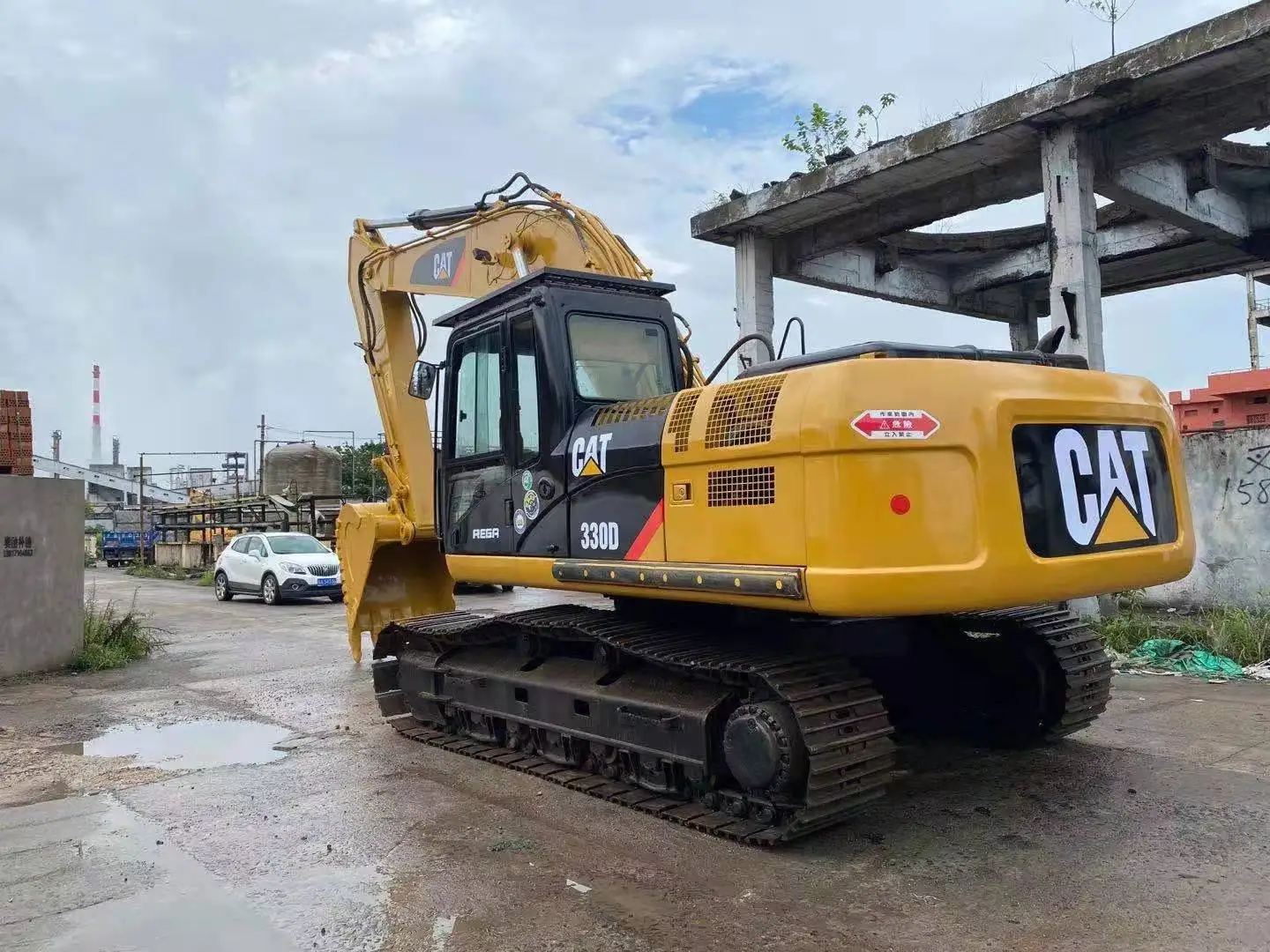 Б/у строительный экскаватор Caterpillar 330D машина для землеройной экскавации CAT 330DL