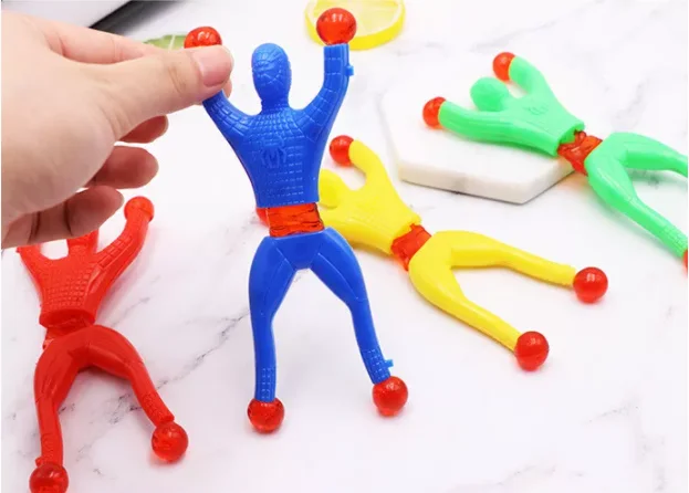 2022 Hot-Selling Large  Sticky Palms Tumbler Toy High Quality Wall Climbing Spider Man