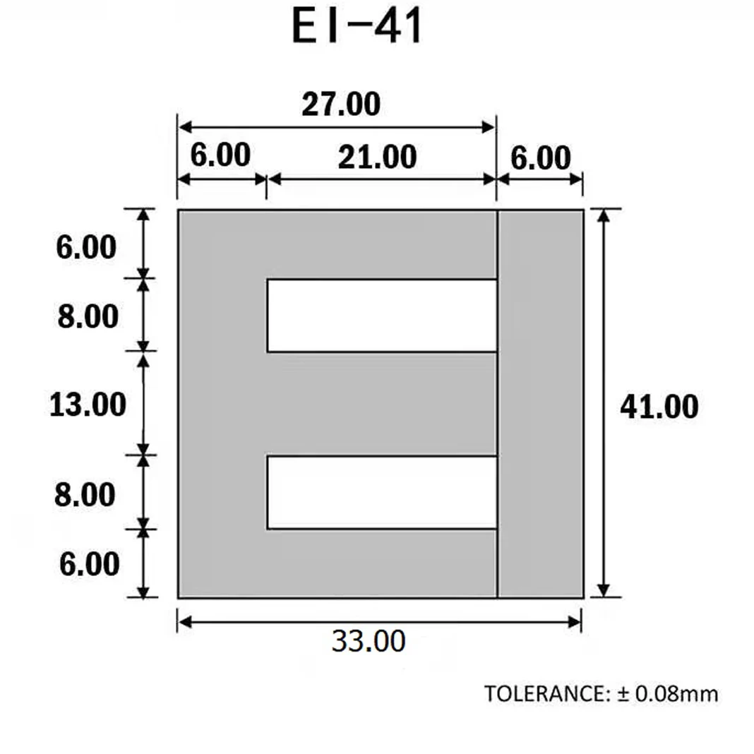 Steel sheet ei lamination for transformers