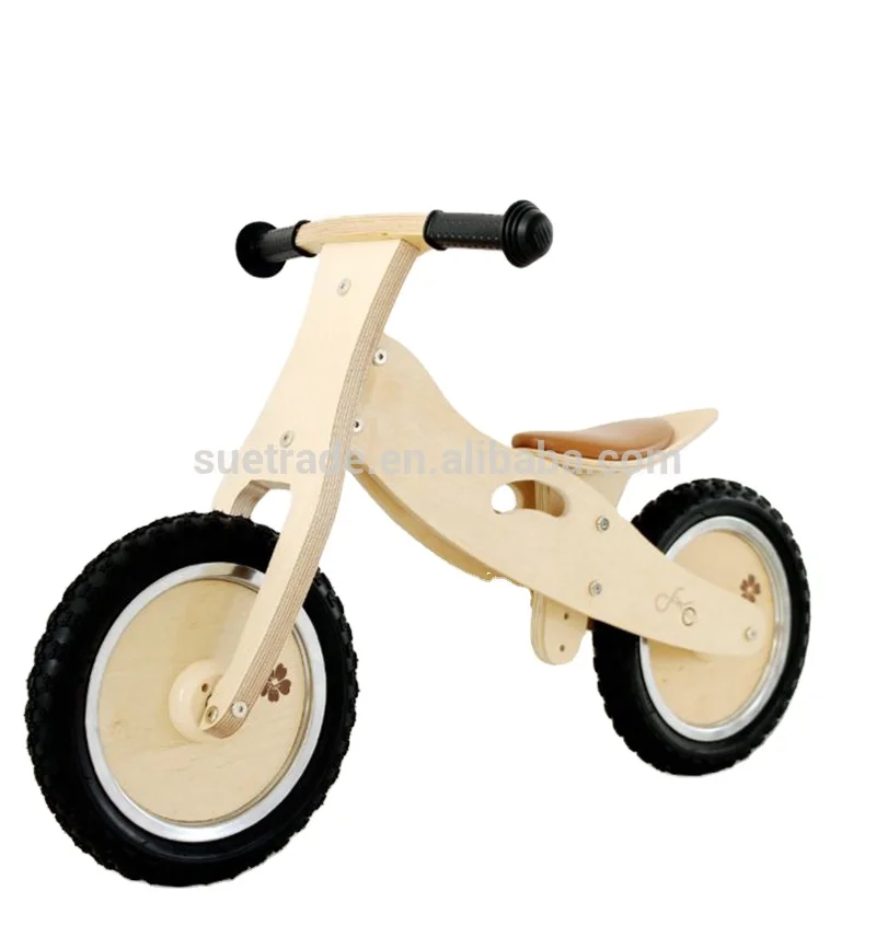 2021 hot selling kids wooden balance bike children wooden bicycle