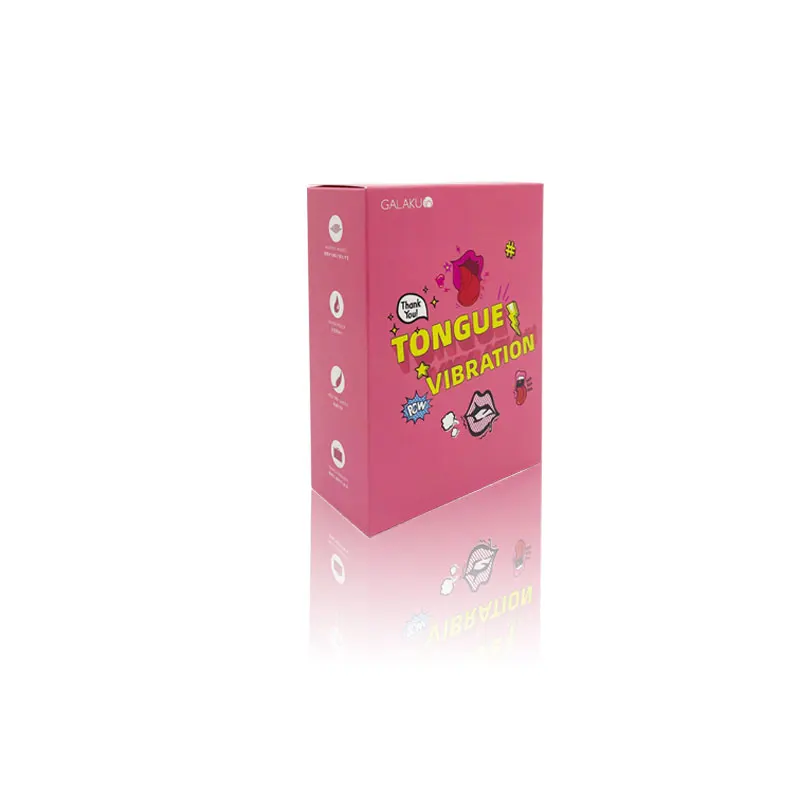 Free Design Custom Coated Paper Box for Amazon Product Packaging Folding Pink Matte Recyclable Box for Sex Toy