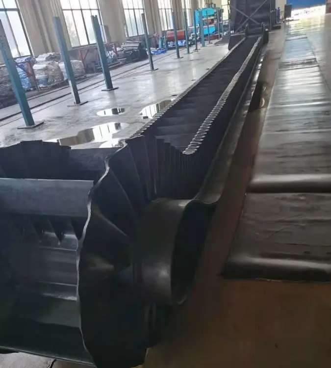 Nylon rubber conveyor belt for conveying iron ore