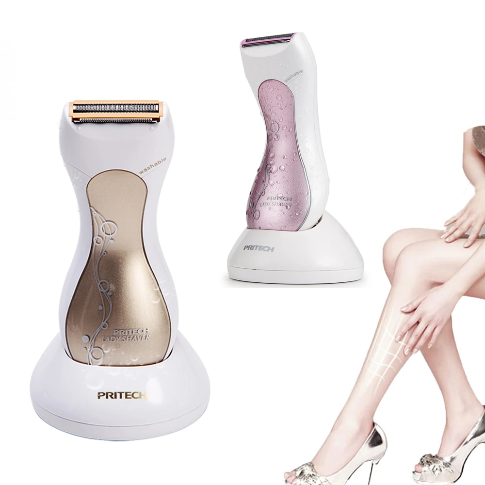 PRITECH Home Use Mini Hair Removal Ladies Personal Shavers Rechargeable Electric Epilator