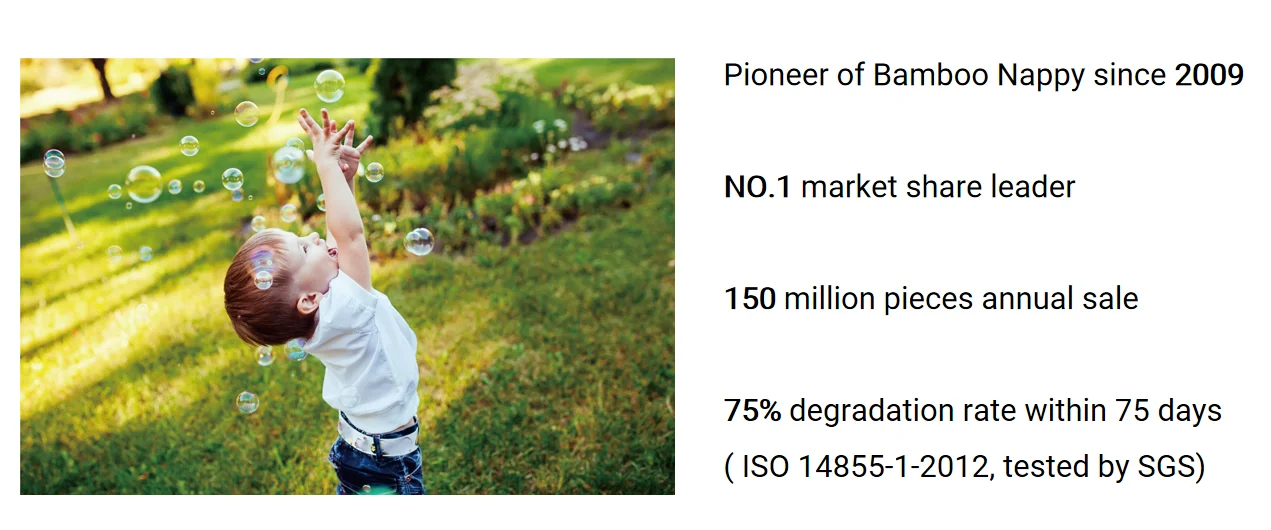 Australian Happy biodegradable baby diaper