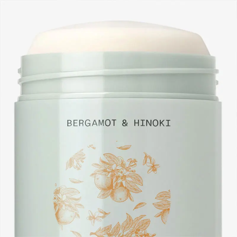 OEM Natural Deodorant  Bergamot & Hinoki  Extra Strength Natural Deodorant for Women & Men Free From Parabens & Sulfates