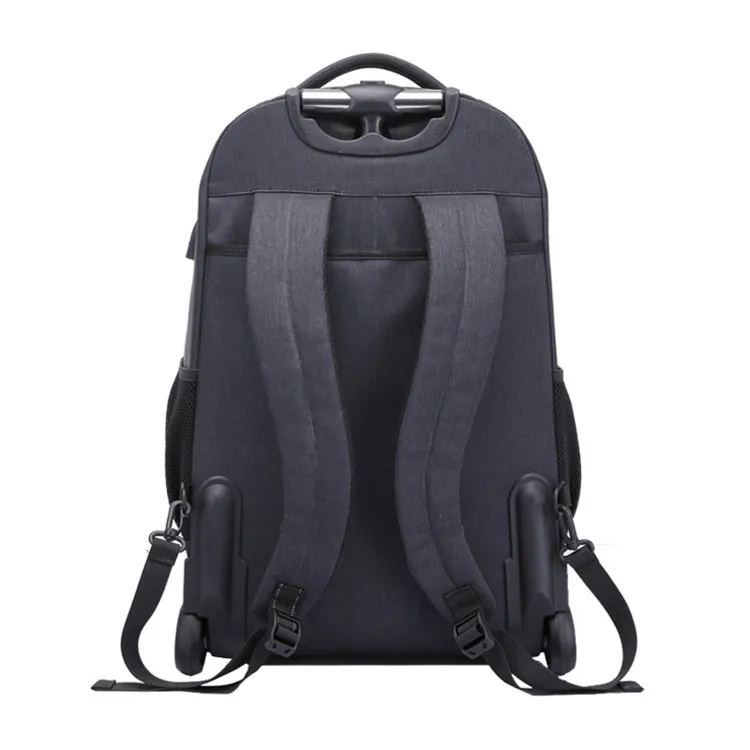 Italian design roller bag waterproof trolley bags pack backpack with wheel for anti theft trolley backpack