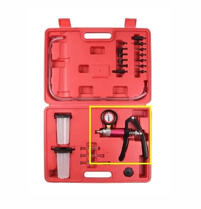Hand Held Vacuum Pump and Brake Bleeding Kit-with New Gun