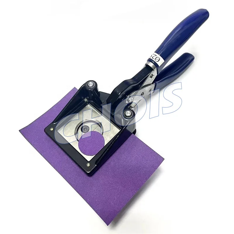 Hand Held 15mm, 25mm, 35mm Round Shape Cutting Machine Paper Punch