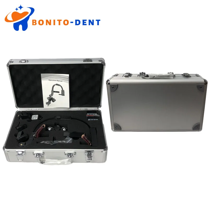 LED Light Dental Surgical Headlight Magnification Binocular For Lab Equipment Headlamp Dental Loupes