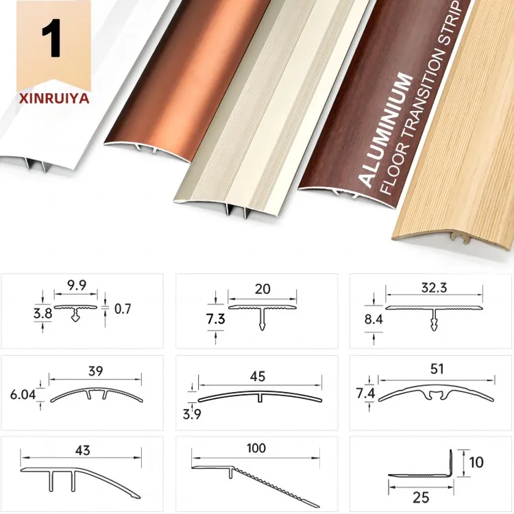 Top Bathroom Wall Tile To Vinyl Timber Floor Tile Trim Step Metal Edging Edge Threshold Baseboard Floorboard Trim Strips Beading