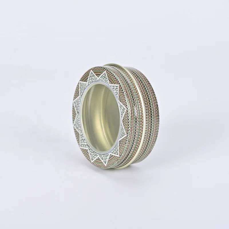 Food Grade Airtight Waterproof Aluminium 1-3g PVC Window Saffron Empty Tin Jar Box Packaging Container