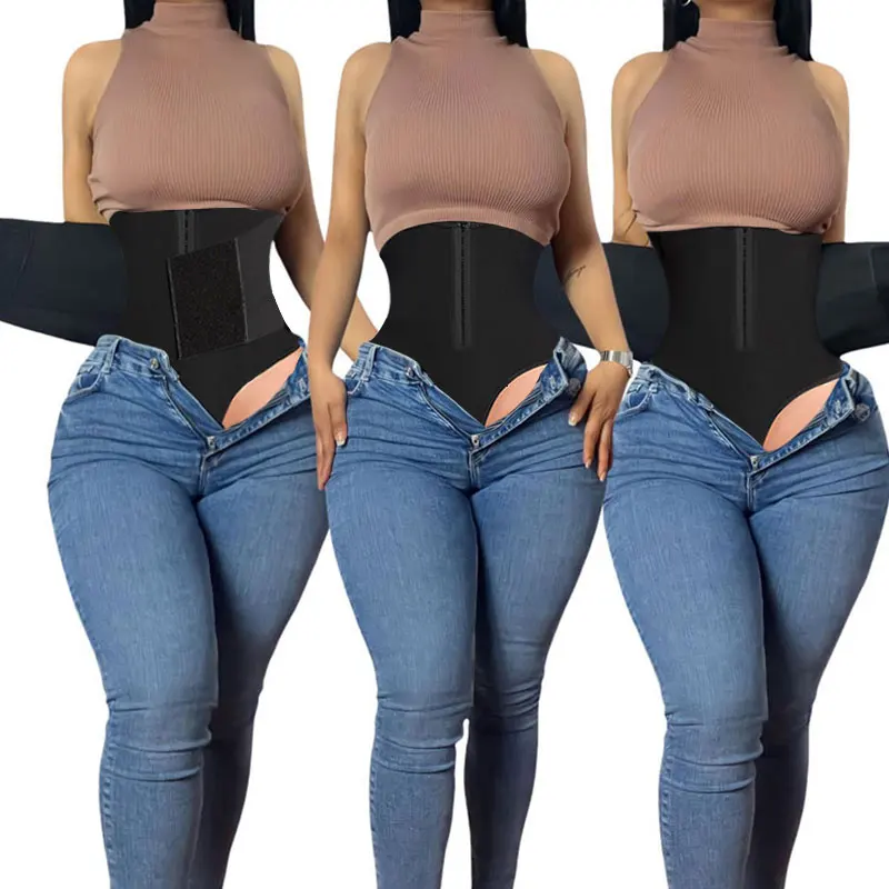 Sculpt Waist Trainer Tummy Control Waist Wrap With Logo Fajass Body Shaper For Women Corset Shapewear Colombian Girdle Touch