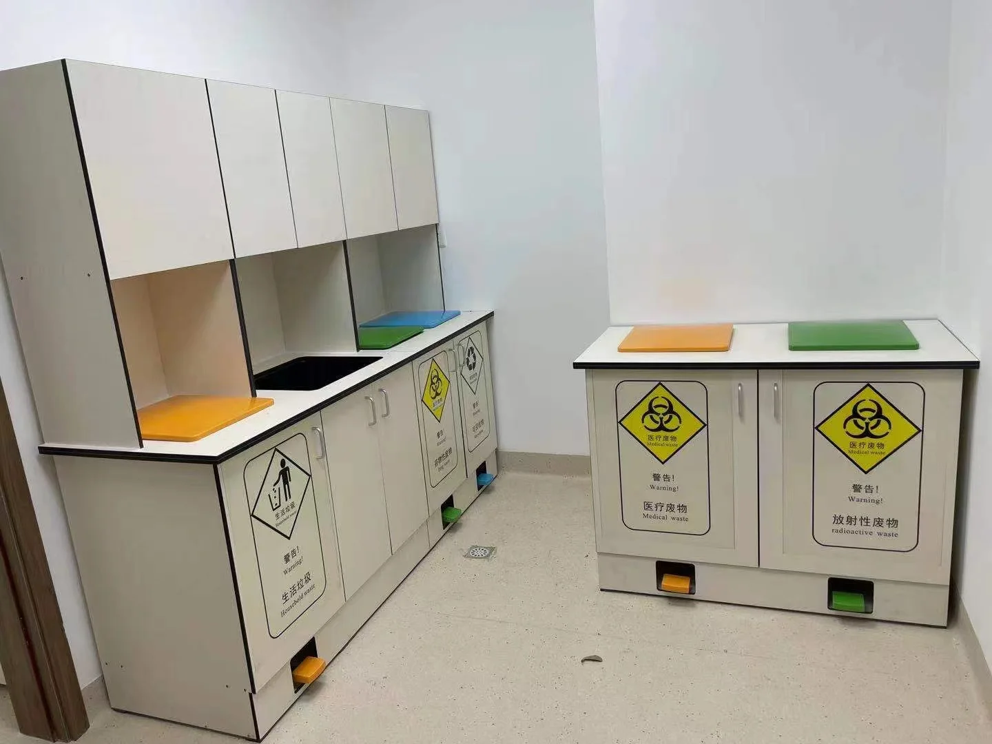 Medical cabinet Hospital Furniture HPL medical clinic treatment storage medical cabinet