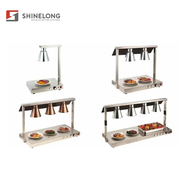 Commercial Restaurant Equipment Hotel Table Heating Lamp 4-Bulb Heat Food Warmer Lamp