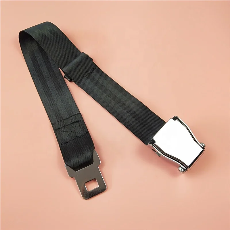 Automobiles accessories 2 point lap aircraft seat belt, airline seat belt extender