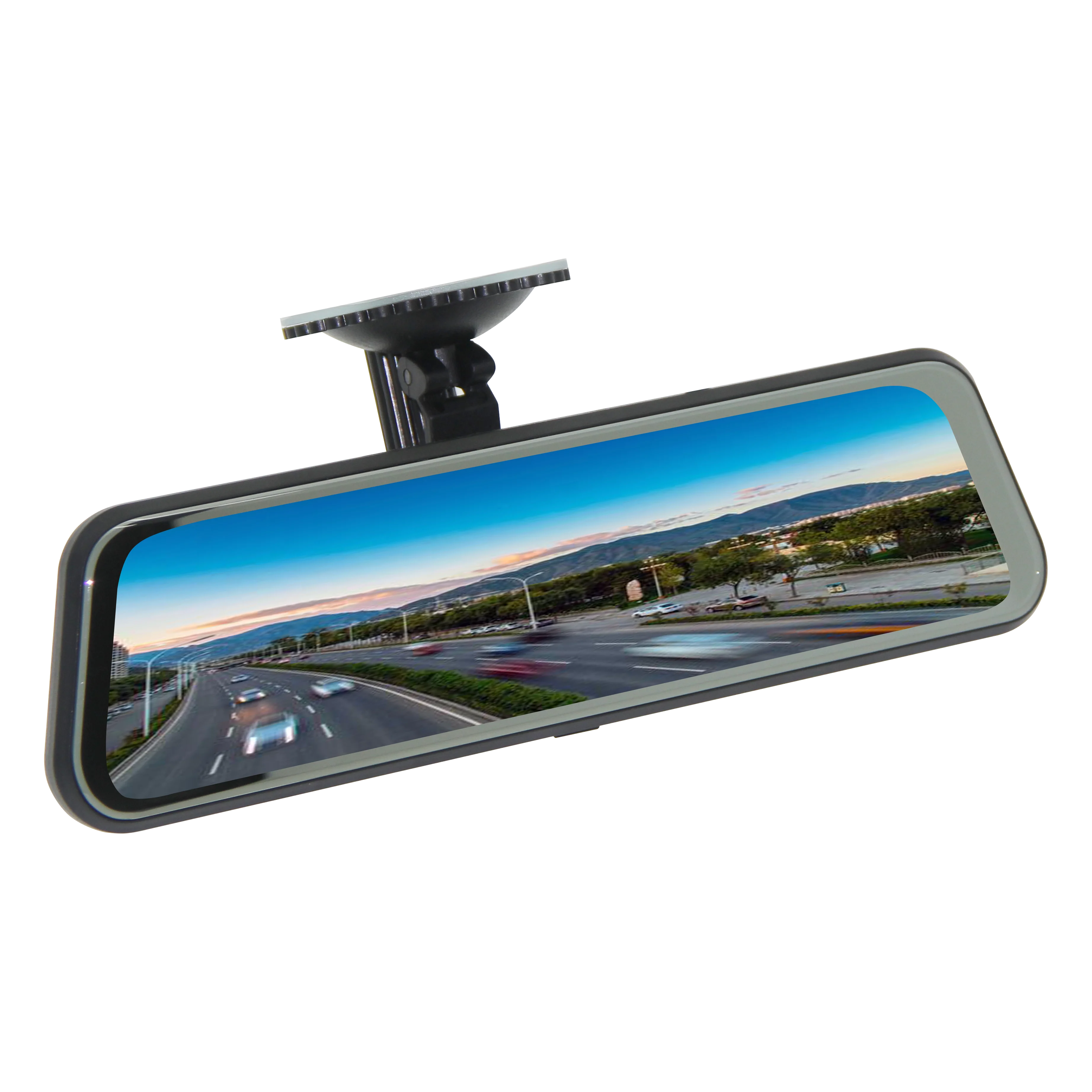 9.66 Inch Touch Screen Mirror Monitor With Record Bluetooth Car Rear View Mirror Monitor