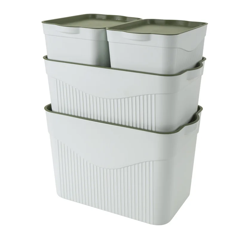 Wholesale Eco-friendly Plastic Stackable Cloth Storage Bins Clothes Organizer Toys Storage Box