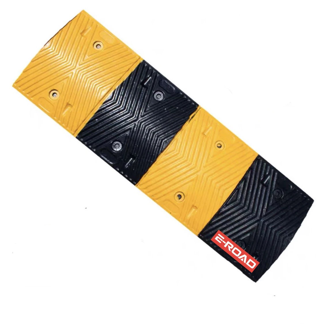 Черно-желтая переработанная Резина уличный трафик промышленный скоростной удар