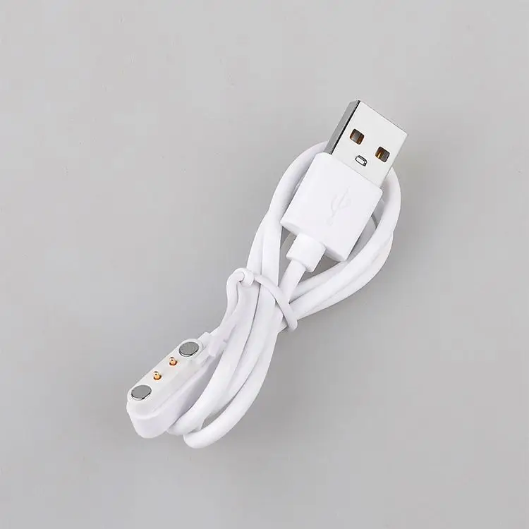 USB Magnetic Charging Cable, USB 2.0 Male to 4 Pin Pogo Magnetic Charger Cable Cord For Smart Watch/Smart Band -4 Pins Magnetic Suction Charger Cable -Magnetic Adsorption Charger Cable -USB 2.0 Male to 4 Pin Pogo Magnetic Charger Cable Cord For Smart Watch GT88 G3 KW18 Y3 KW88 GT68,for SMA-Q2, for SMA-ROUND,forSMA-09,for SMA-09S -Good quality with strong Magnetic