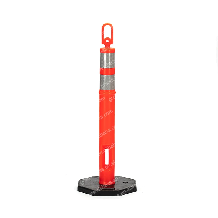 China Factory School Area PE Looper Delineator Warning Traffic Barrier Post Pole