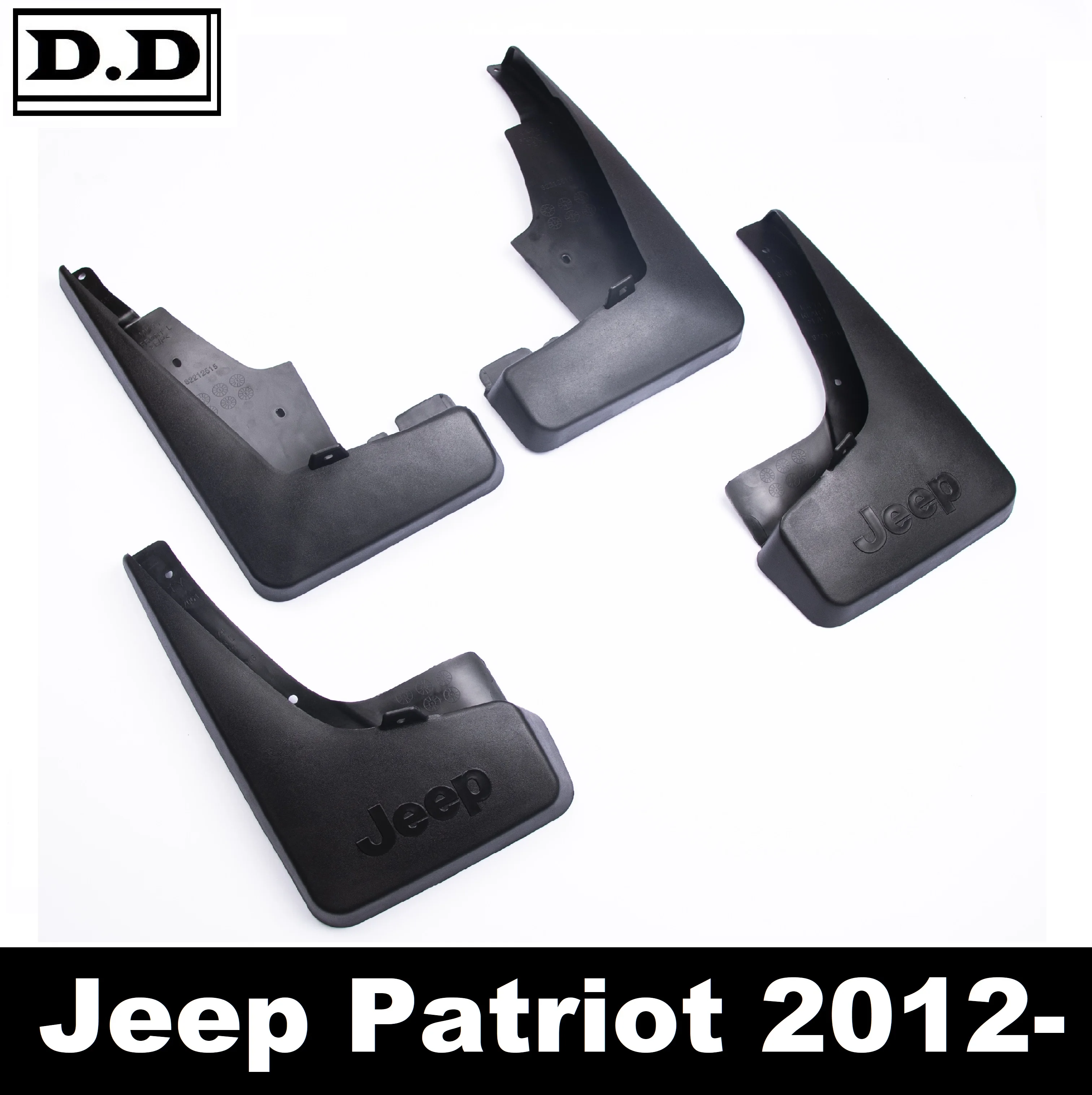 DD Mudguard Mud flaps FOR JEEP Patriot 2012- Factory direct OEM ODM Customized + Fixing Screw