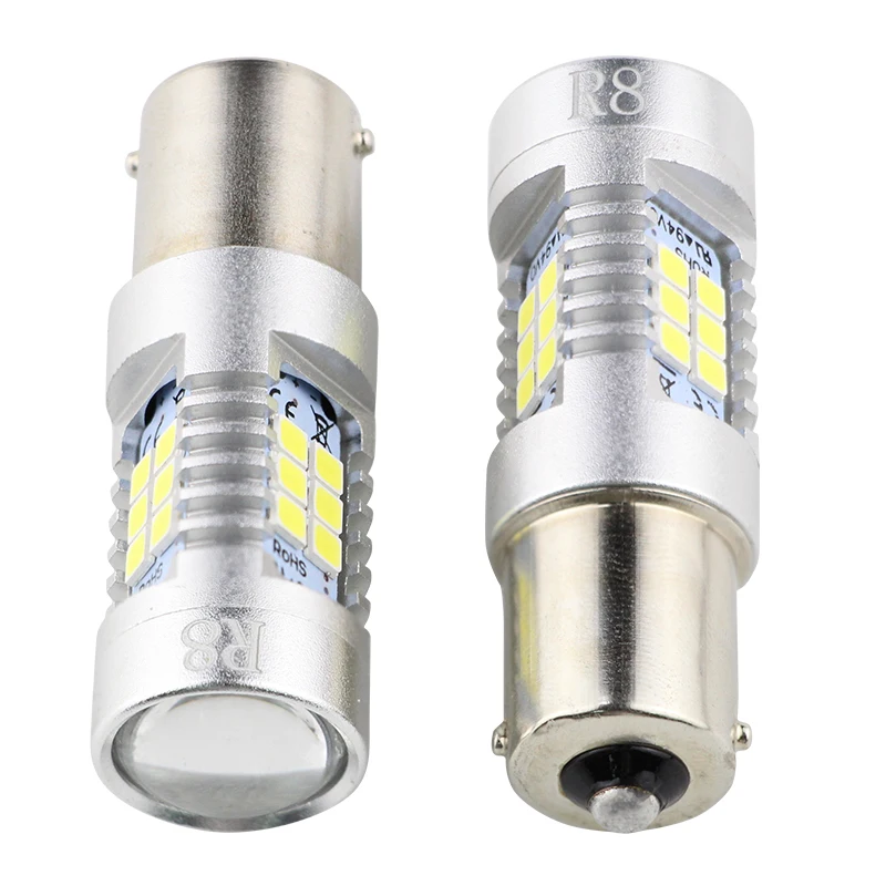 Popular Auto Car Brake Parking Tail Turn Signal Light White 7440 7443 T20 1156 1157 3156 3157 BA15S Car Led Light