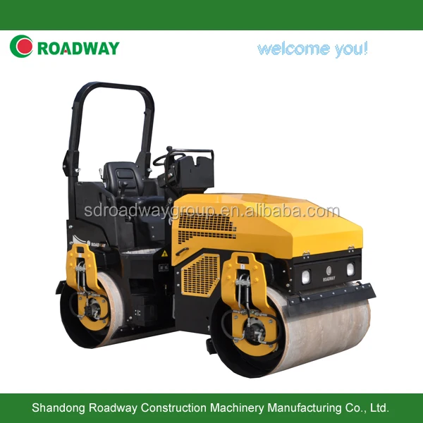 Hot Selling ROADWAY 3 Ton Edge Finish Hydraulic Vibratory Road Roller