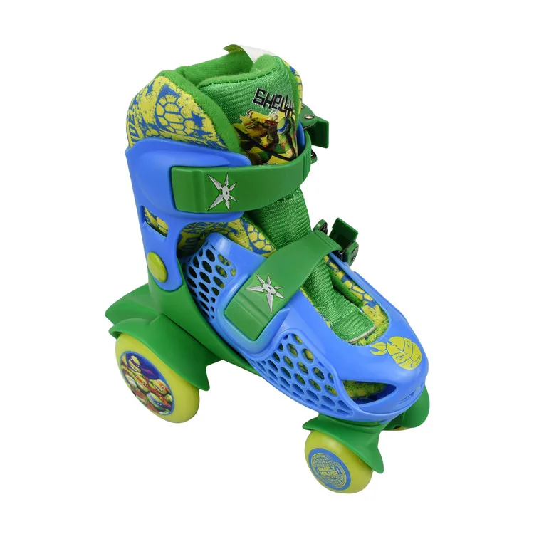 Стильная детская обувь с жесткой загрузки регулируемый Quad и роликовых коньках тормозами для маленьких детей От 3 до 6 лет мальчиков девочек игрушка в
