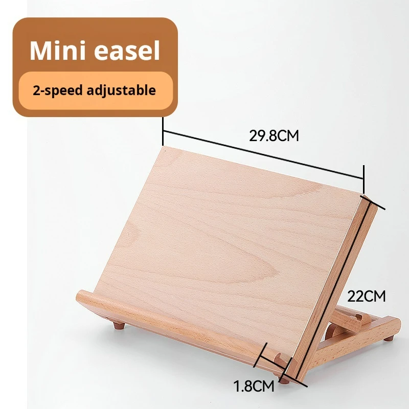 Polished 5-Position Beech Wood Drafting Table Easel for Drawing Sketching Wood Crafts Wooden Boxes & Wall Signs