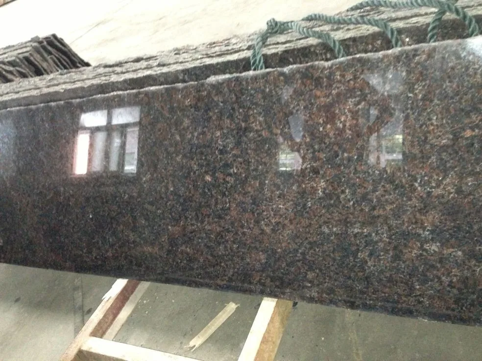 Natural stone tan brown granite slabs for countertop brown granite staircase